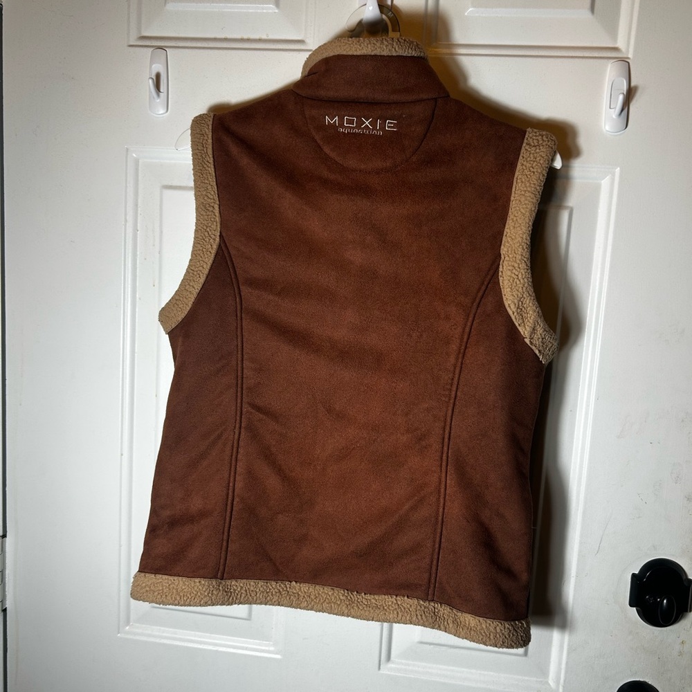 MOXIE Cavalero women’s Kneeland Sherpa Fleece  vest Sz M - Picture 9 of 15